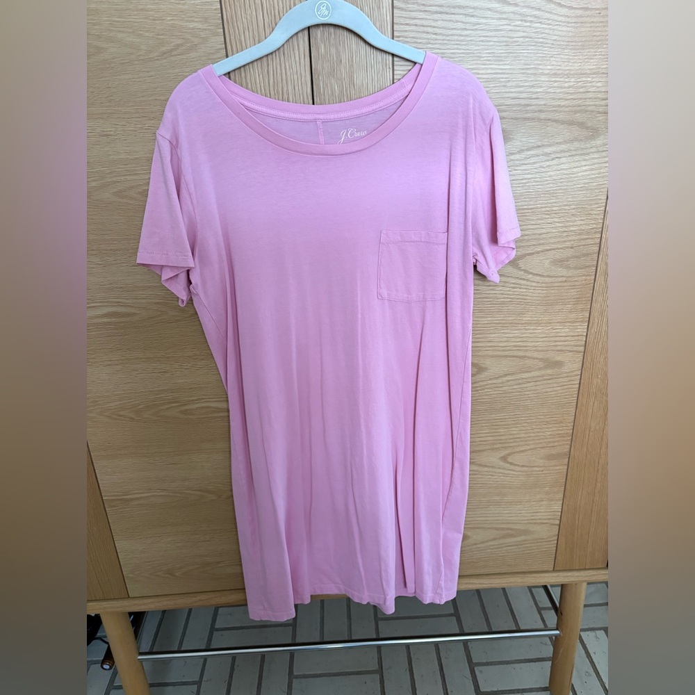 Women's J.Crew Cotton Purple Shirt Dress - Size M